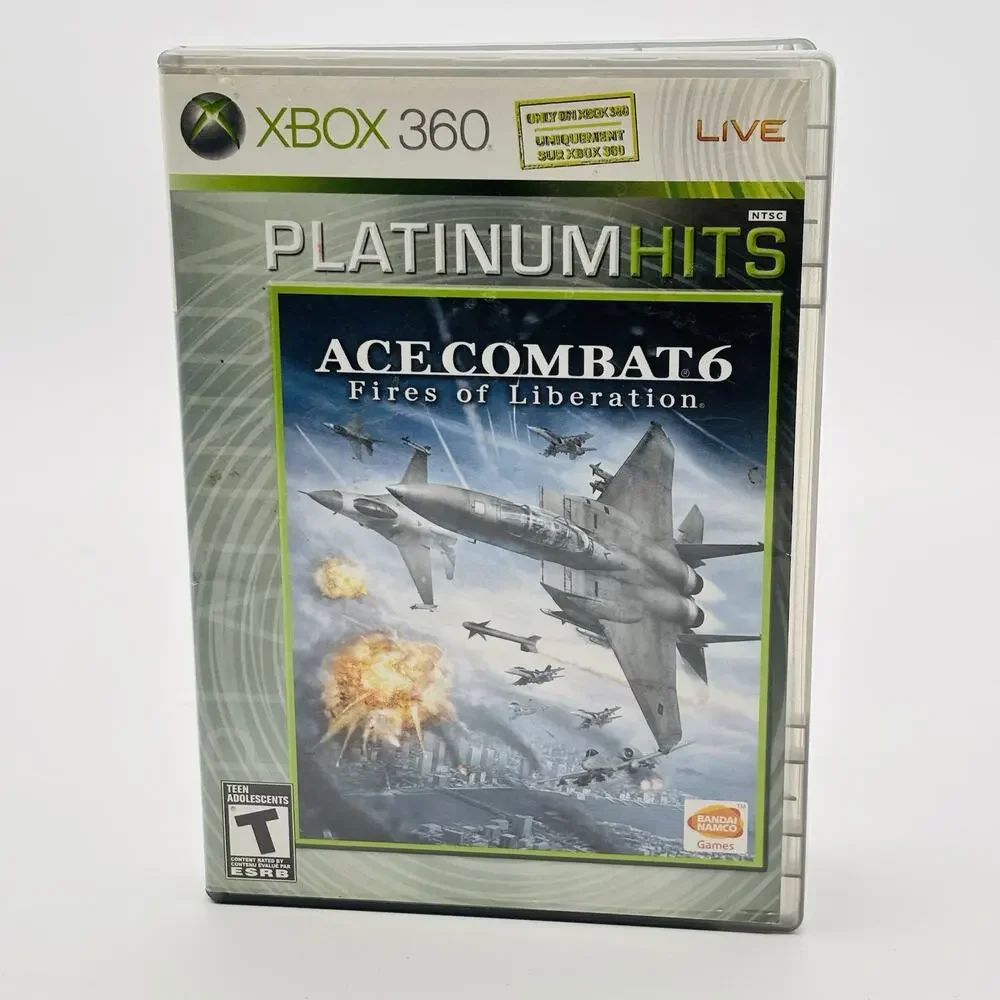 Ace Combat 6 Fires of Liberation Xbox 360 Complete CIB Platinum Hits. Works